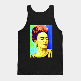 Pondering Frida Kahlo Tank Top